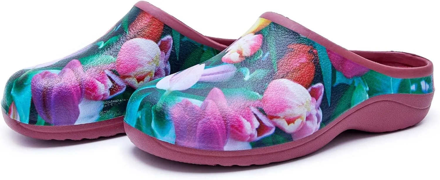 Waterproof Premium Garden Clog Shoes for Women with Arch Support