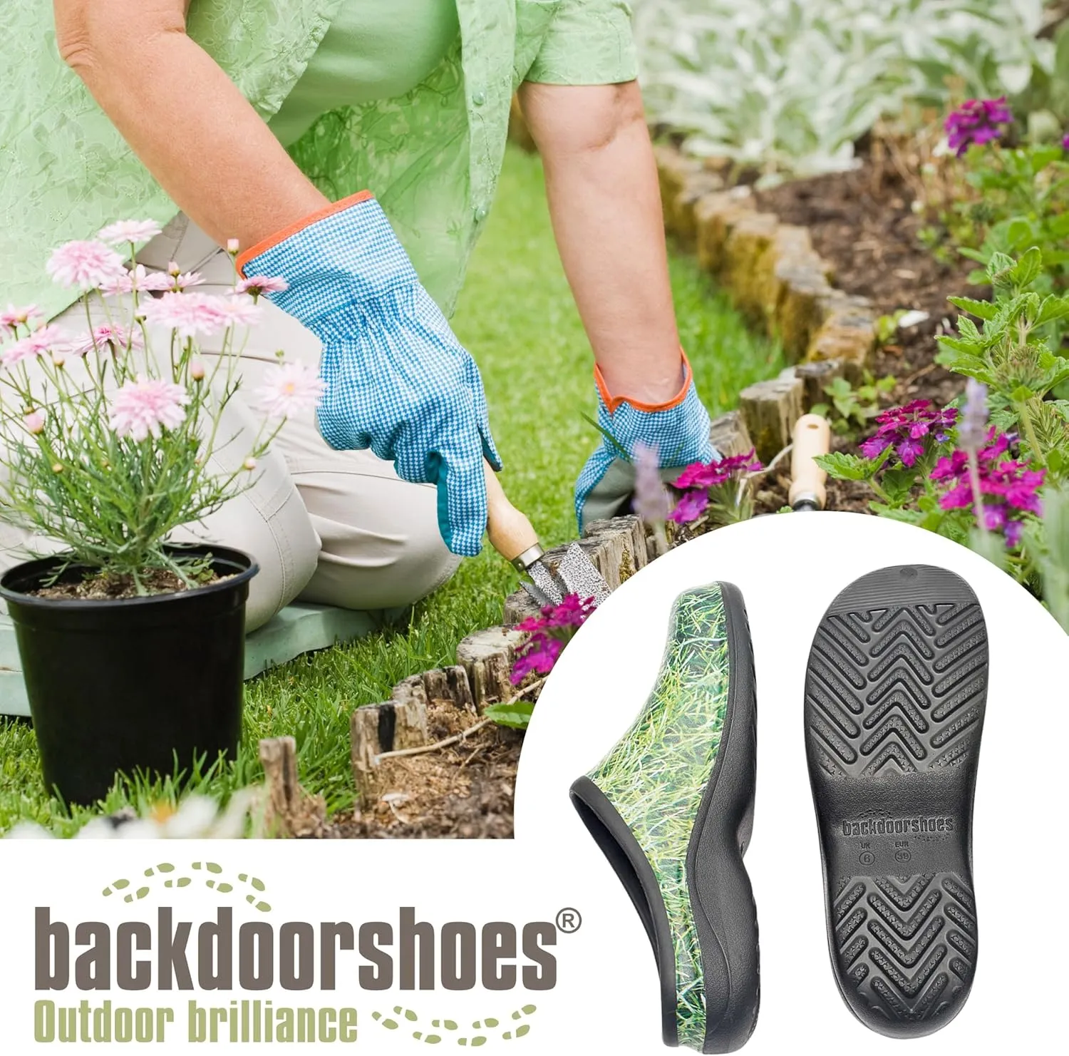 Waterproof Premium Garden Clog Shoes for Women with Arch Support