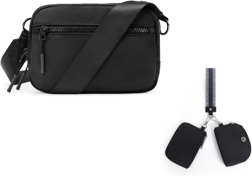 WESTBRONCO Small Crossbody Bags for Women and Wristlet Keychain Wallets