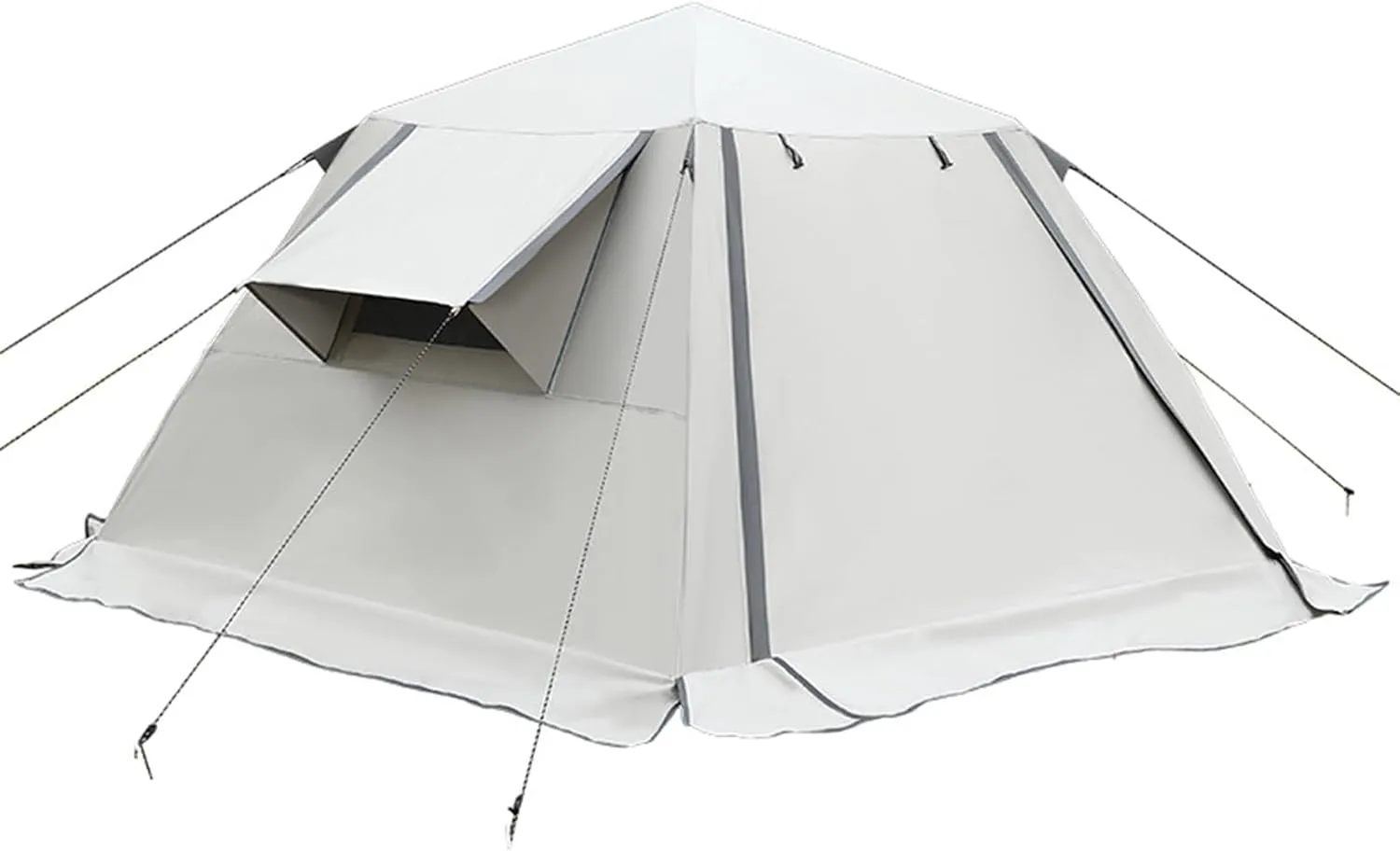 WHYATT Camping Tent, 4 Person Tent，Backpacking Tent, Included Rainfly Blocks Wind & Rain, Tent for Camping, Festivals, Backyard