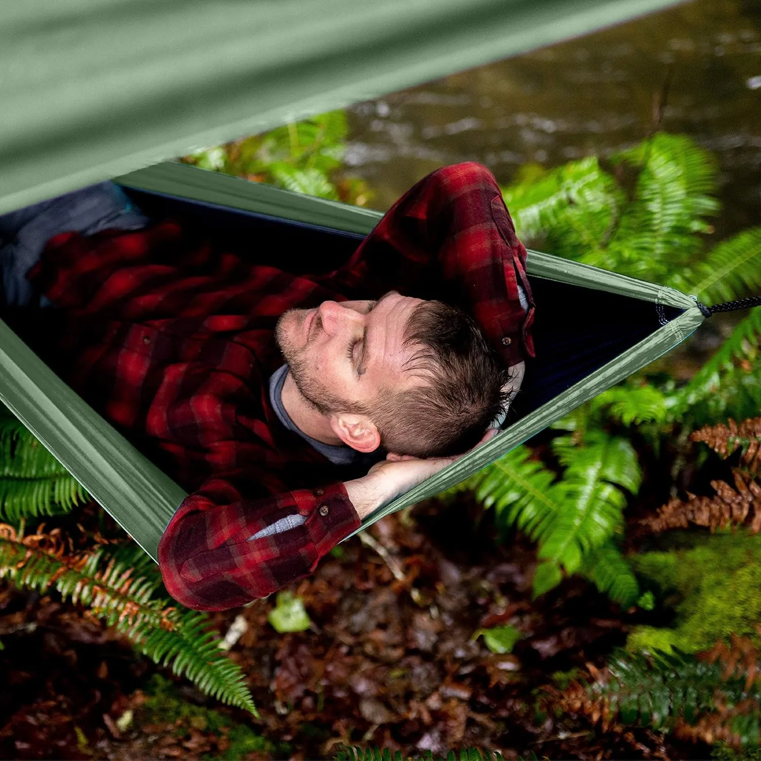 Wise Owl Outfitters Hammock Tarp, Hammock Tent - Rain Tarp for Camping Hammock - Camping Gear Must Haves w/Easy Set Up Including Tent Stakes and Carry Bag