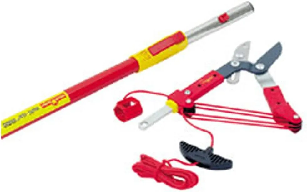WOLF Garten MC RCVM ADJ Tree Lopper and ZMV4 6 Telescopic Handle, Multicolored, P575