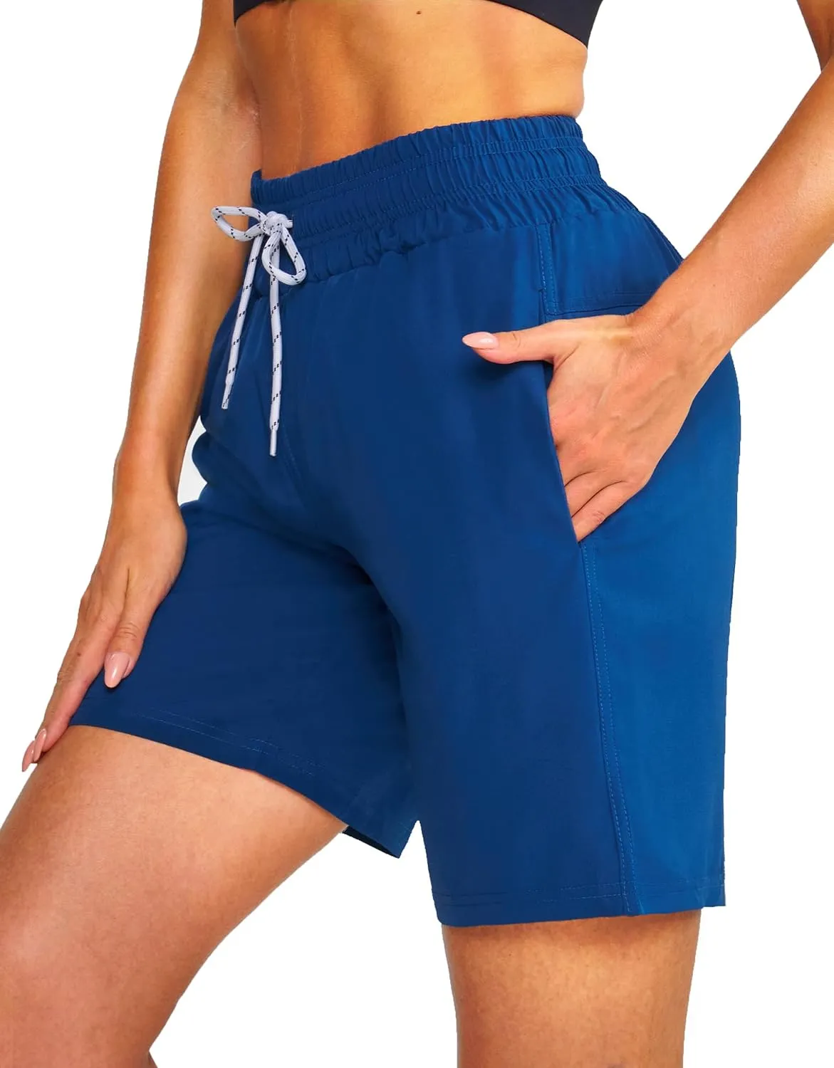Women's 3''/5''/7'' Swim Board Shorts Quick Dry Beach Shorts with Liner Pockets Swimsuits Bottoms Trunks for Women