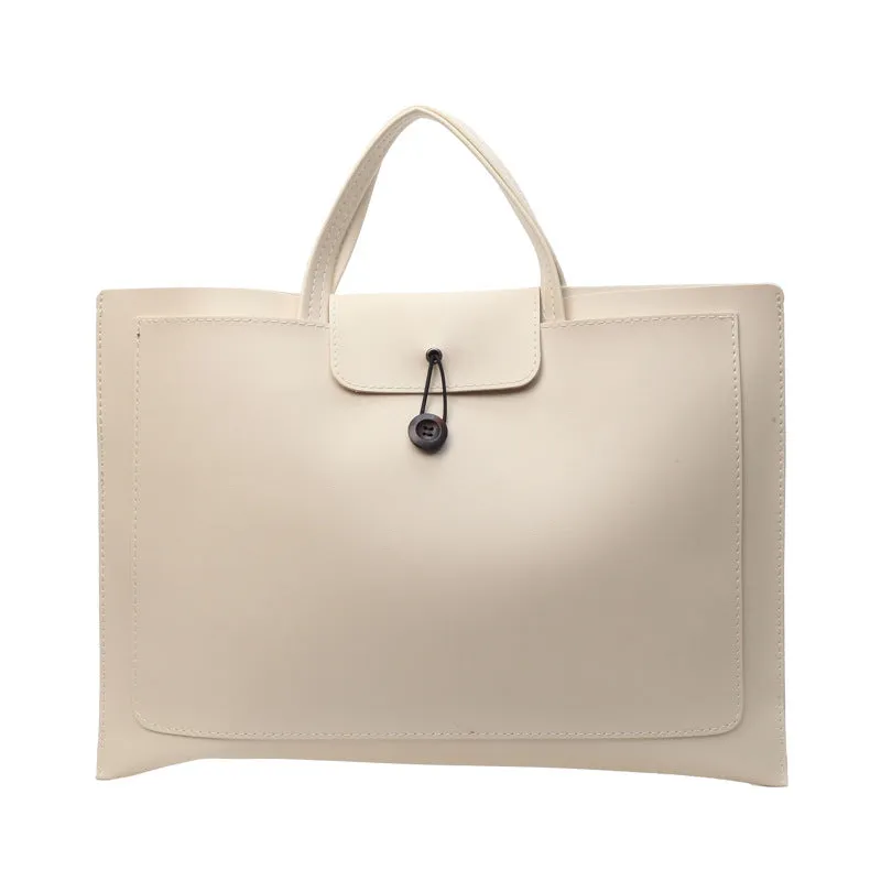 Women's Advanced Texture Portable Fashion Retro Commuter Handbags
