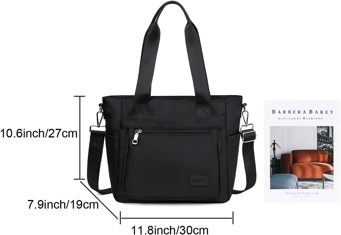 Women's Casual Totes Handbags Multi-pocket Shoulder Crossbody Bags Work Travel Purses