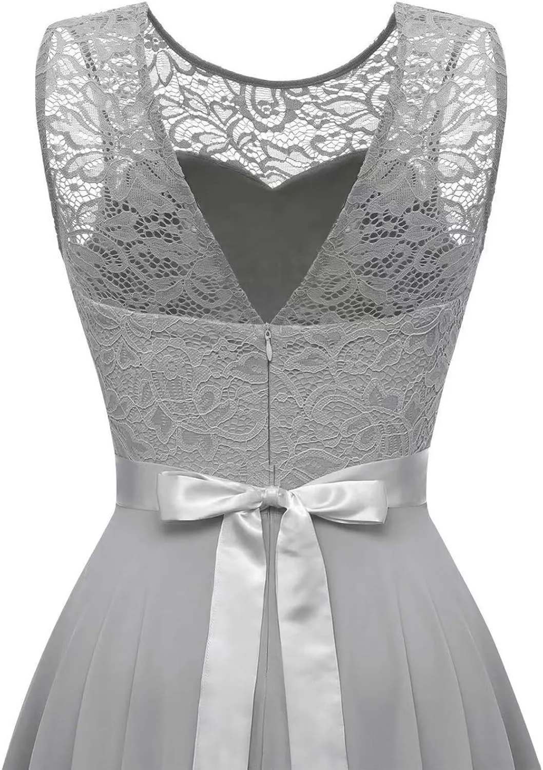 Women's Cocktail Dresses 2025 Trendy Elegant Lace Ruffle Hem Chiffon Dress Wedding Guest Evening Party Bridesmaid Dress