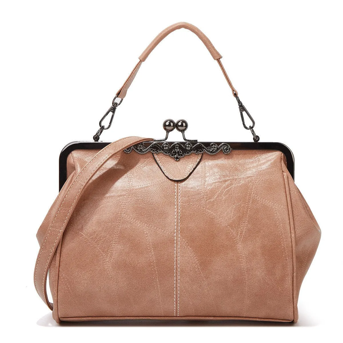 Women's Creative Clip British Retro Big Handbags