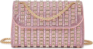 Women's Evening Handbags Rhinestone Purse Crystal Evening Clutch for Women Formal