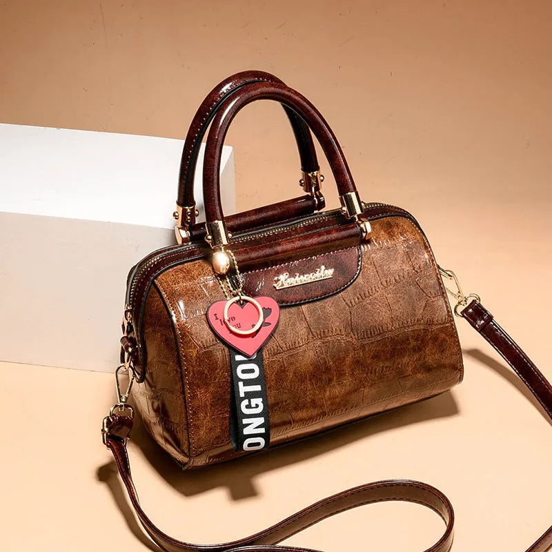 Women's For Retro Pillow Large Capacity Stone Handbags