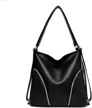 Women’s Leather Shoulder Handbags Hobo Totes Top Handle Bag Satchel and Purse for Ladies