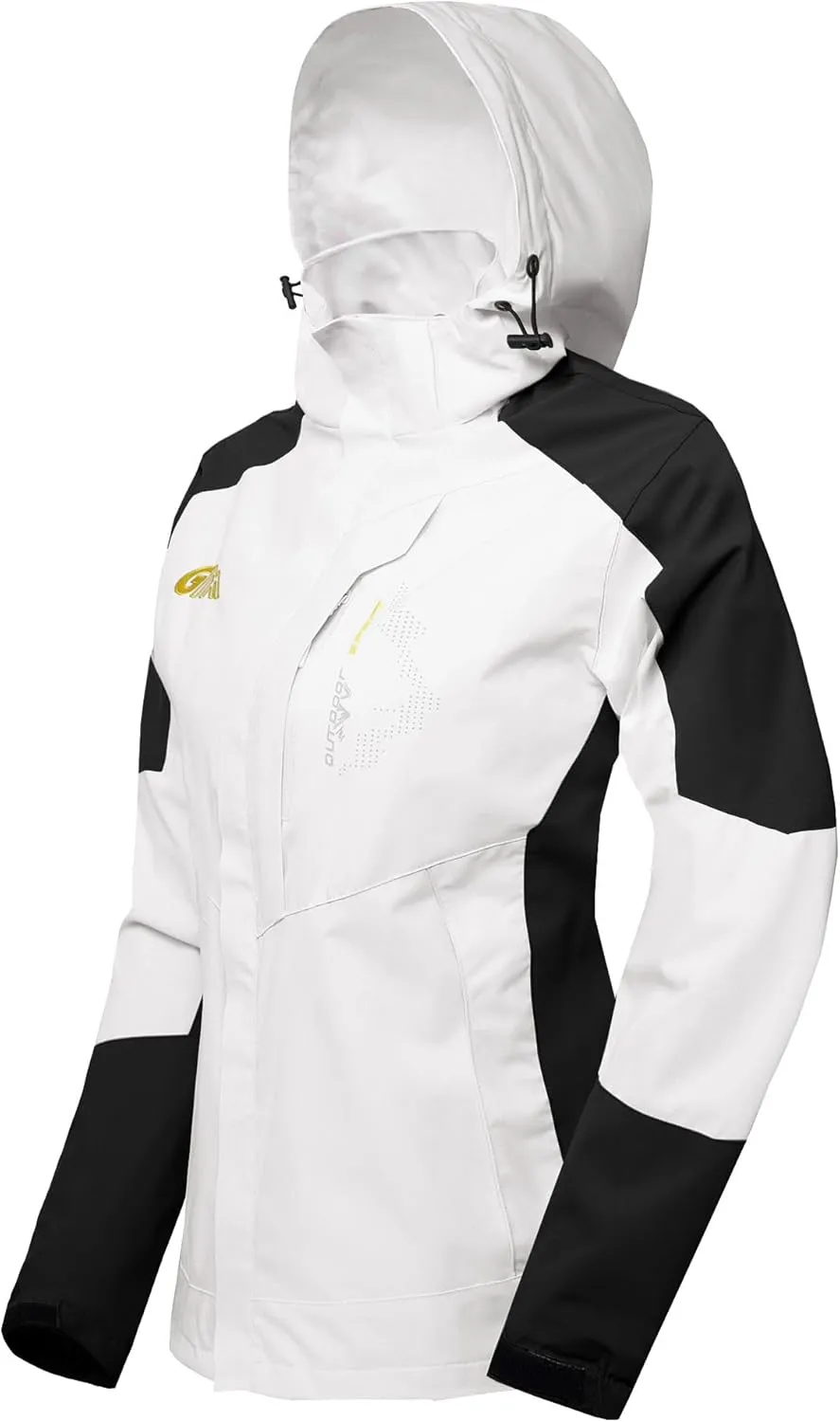 Women's Rain Jackets Waterproof with Hood Lightweight Rain Suit for Women Ladies Rain Coats Outdoor Windbreaker