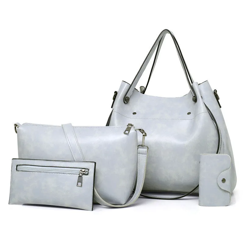 Women's Retro Large Capacity Portable Cross Body Handbags