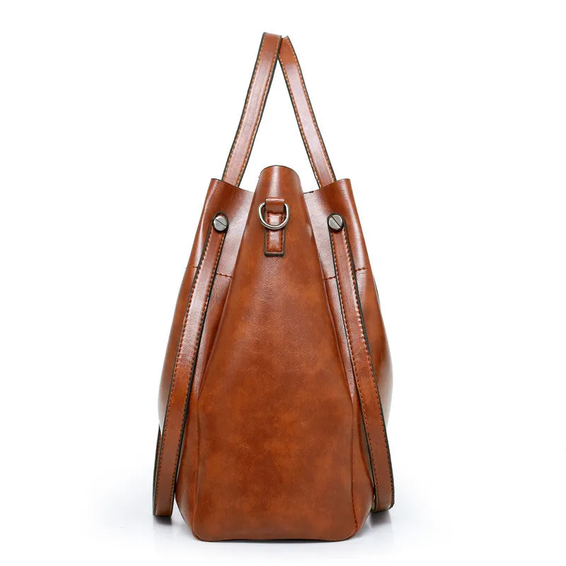Women's Retro Large Capacity Portable Cross Body Handbags