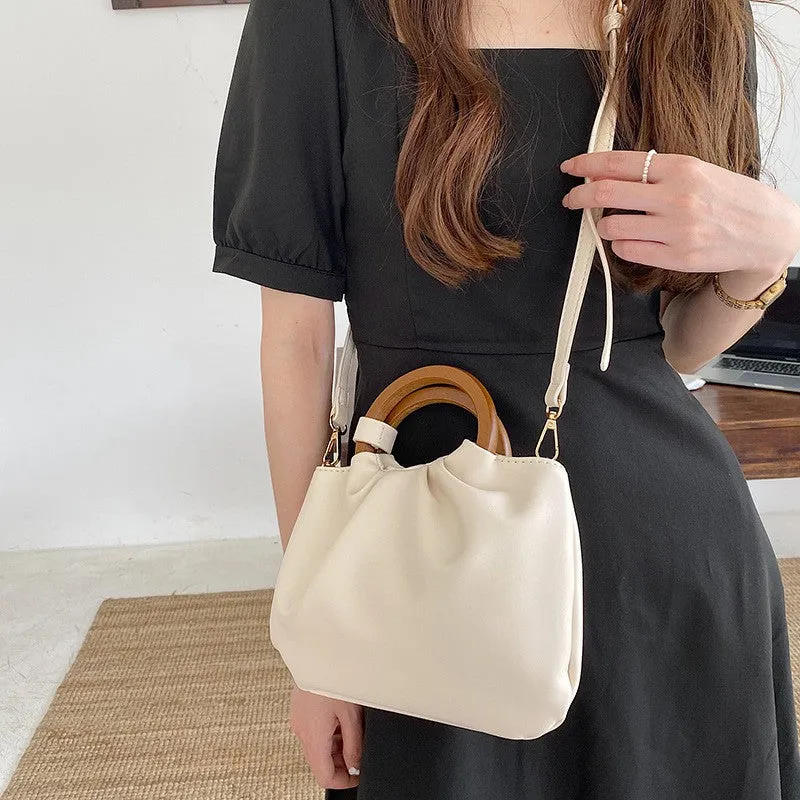 Women's Wooden Chinese Style With Cheongsam For Handle