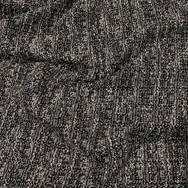 Wool And Tweed Wool Blends Tweed Knit Black JLP0077