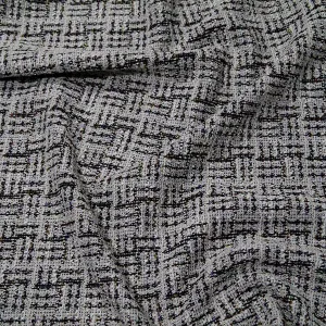 Wool And Tweed Wool Blends Tweed Knit Ecru small check JLP0066