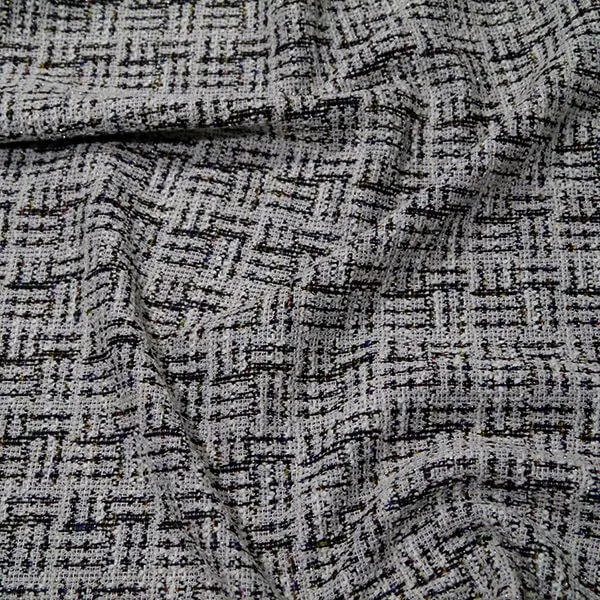 Wool And Tweed Wool Blends Tweed Knit Ecru small check JLP0066