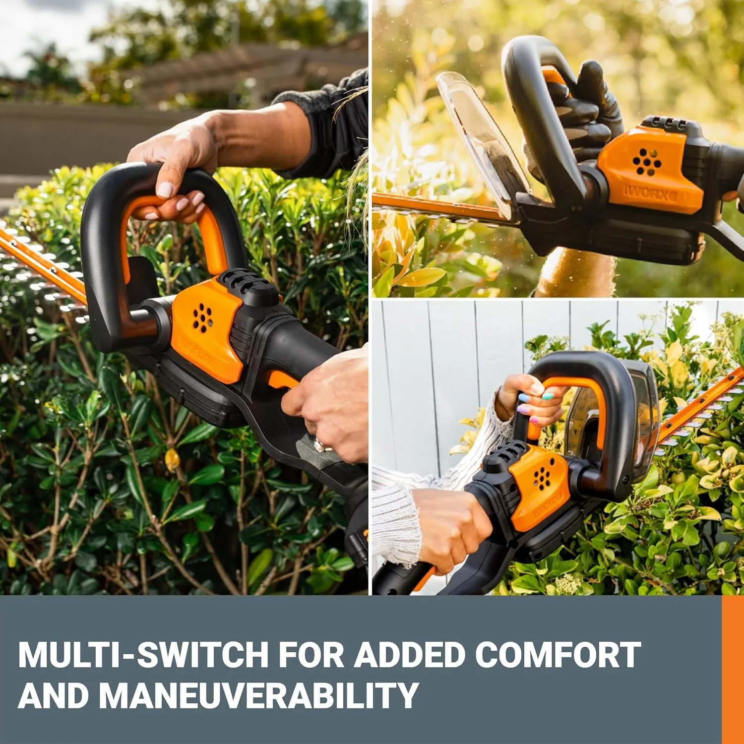 WORX WG261.9 20V PowerShare 22" Cordless Hedge Trimmer (Tool Only)