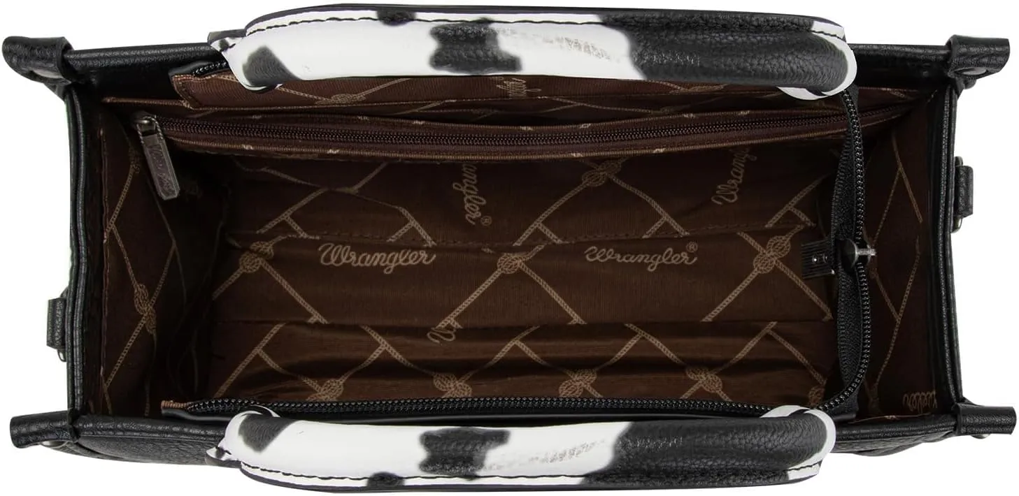Wrangler Purse for Women Medium Tote Bag Handbags Top-Handle