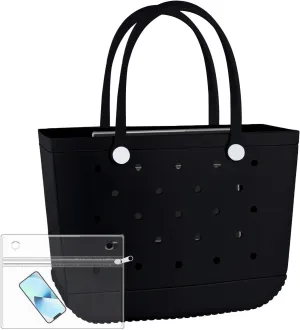 X-Large Rubber Tote Bag Waterproof Beach Washable Handbag Storage Bags Durable Modern Travel SportsTote Bag