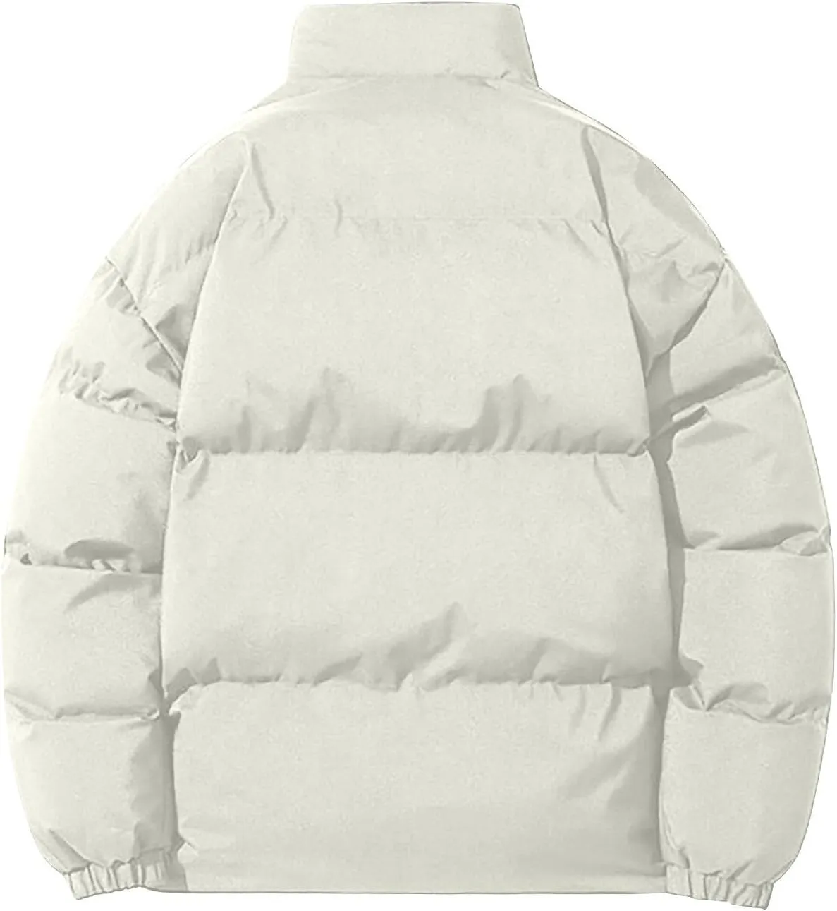 XIAXOGOOL Men's Puffer Jacket 2023 Winter Stand Collar Lightweight Quilted Warm Coat Waterproof Windproof Insulated Jacket