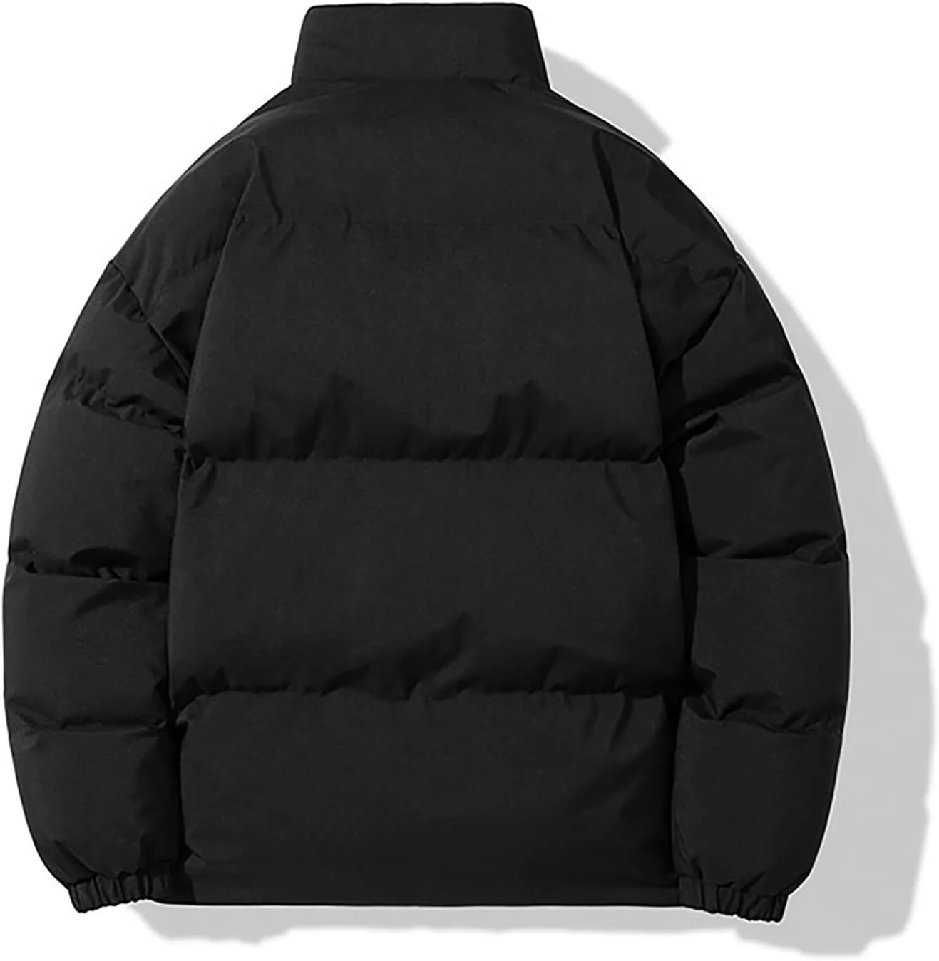 XIAXOGOOL Men's Puffer Jacket 2023 Winter Stand Collar Lightweight Quilted Warm Coat Waterproof Windproof Insulated Jacket