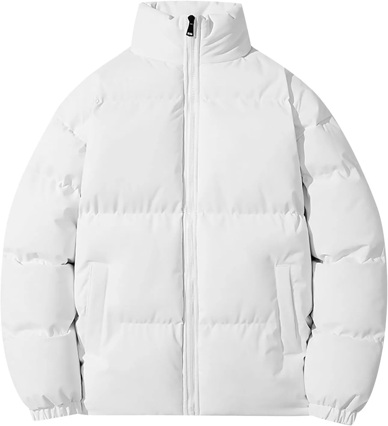 XIAXOGOOL Men's Puffer Jacket 2023 Winter Stand Collar Lightweight Quilted Warm Coat Waterproof Windproof Insulated Jacket