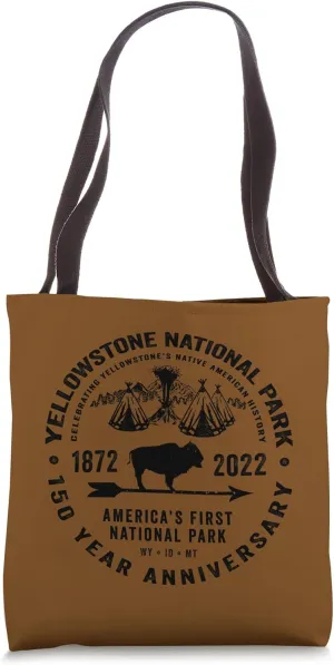 Yellowstone National Park 150 Year Anniversary Souvenir Tote Bag