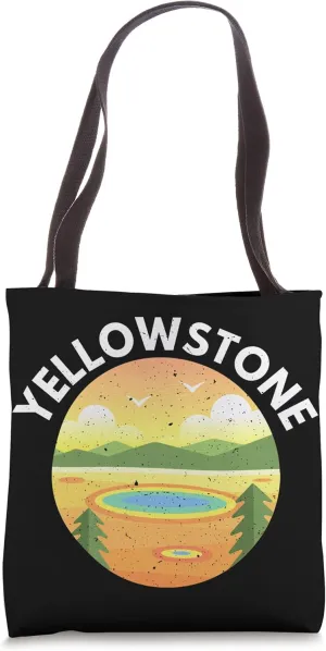 Yellowstone National Park Geyser Vacation Tote Bag