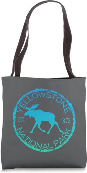 Yellowstone National Park Moose Travel Souvenir Graphic Tote Bag