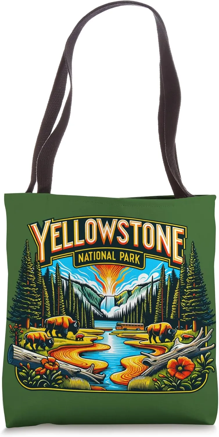 Yellowstone National Park Tote Bag
