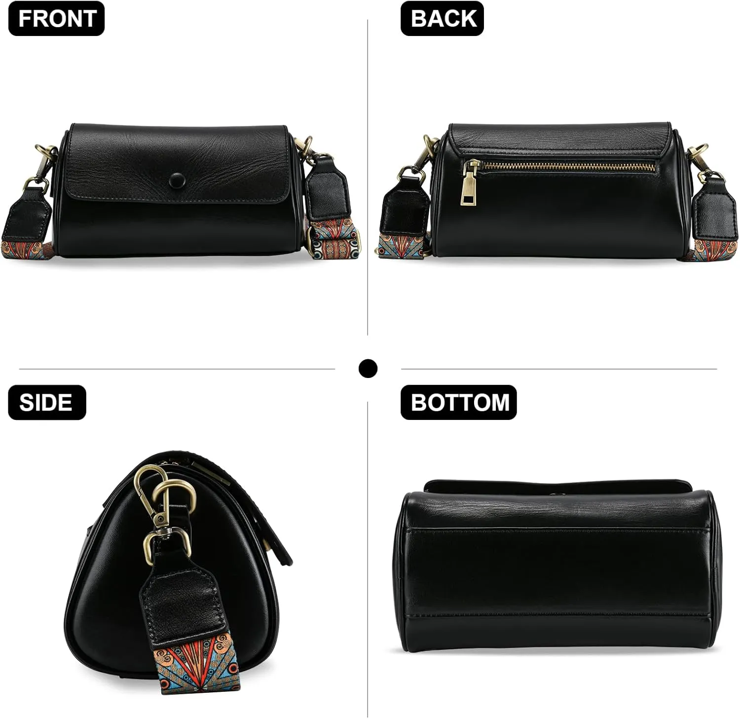 Yonami Genuine Leather Purses for Women – Versatile Crossbody Bags for Women, Perfect Small Purse for Everyday Use