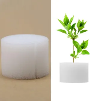 Yosoo Plant Growth Sponges, 50pcs/Bag Soilless Hydroponic Sponges Vegetable Cultivation System Planting Gardening Tool for Greenhouse Cultivation, Vegetable Planting Base(4430mm)