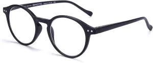 ZENOTTIC Reading Glasses Blue Light Blocking Round Glasses for Men Women Magnification 0.0 1.0 1.5 2.0 2.5 3.0 3.5