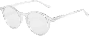 ZENOTTIC Reading Glasses Blue Light Blocking Round Glasses for Men Women Magnification 0.0 1.0 1.5 2.0 2.5 3.0 3.5