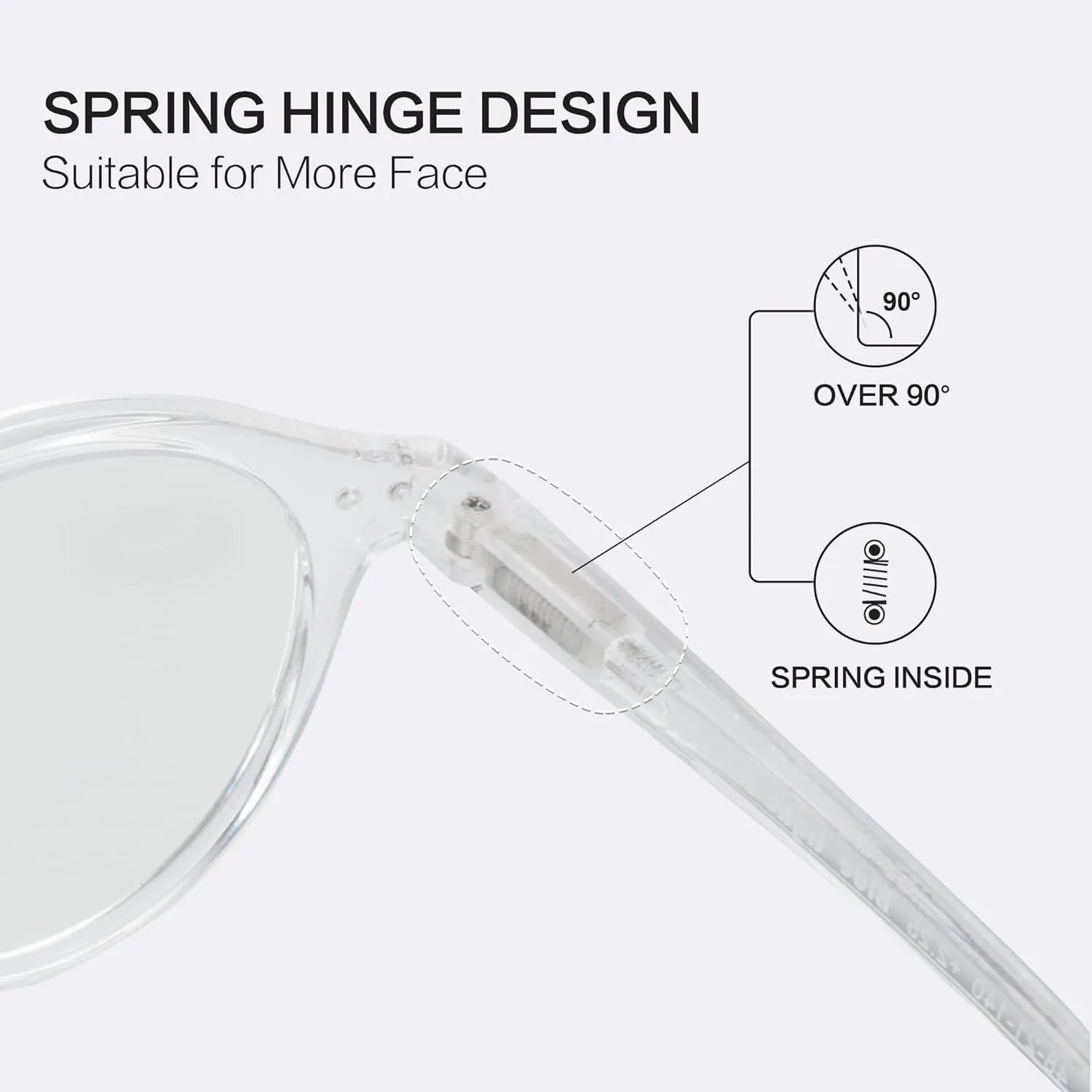 ZENOTTIC Reading Glasses Blue Light Blocking Round Glasses for Men Women Magnification 0.0 1.0 1.5 2.0 2.5 3.0 3.5