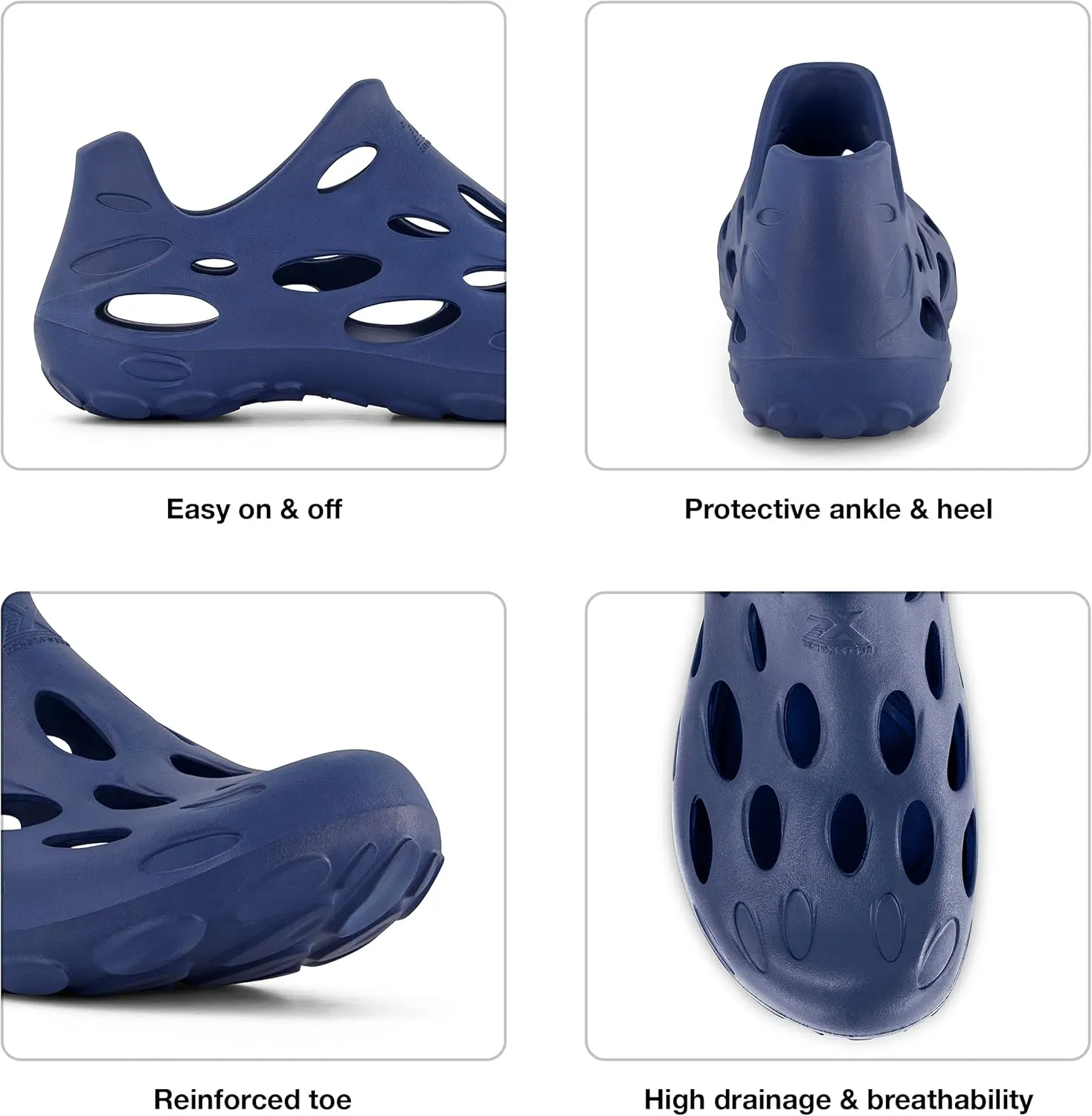 ZeroXposur Mens Aqua Moc - Mens Water Shoes Using Algae-Based EVA - Garden Shoes - Swim Shoes - Aqua Shoes for Men