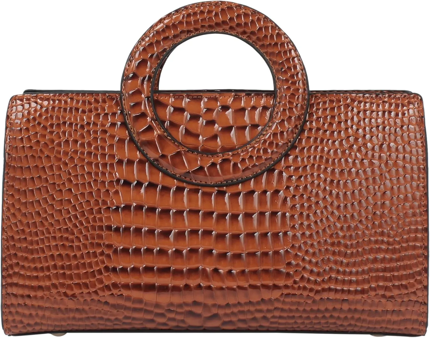 ZLMBAGUS Women Vintage Flap Tote Top Handle Satchel Handbags PU Leather Clutch Purse Shoulder Bag