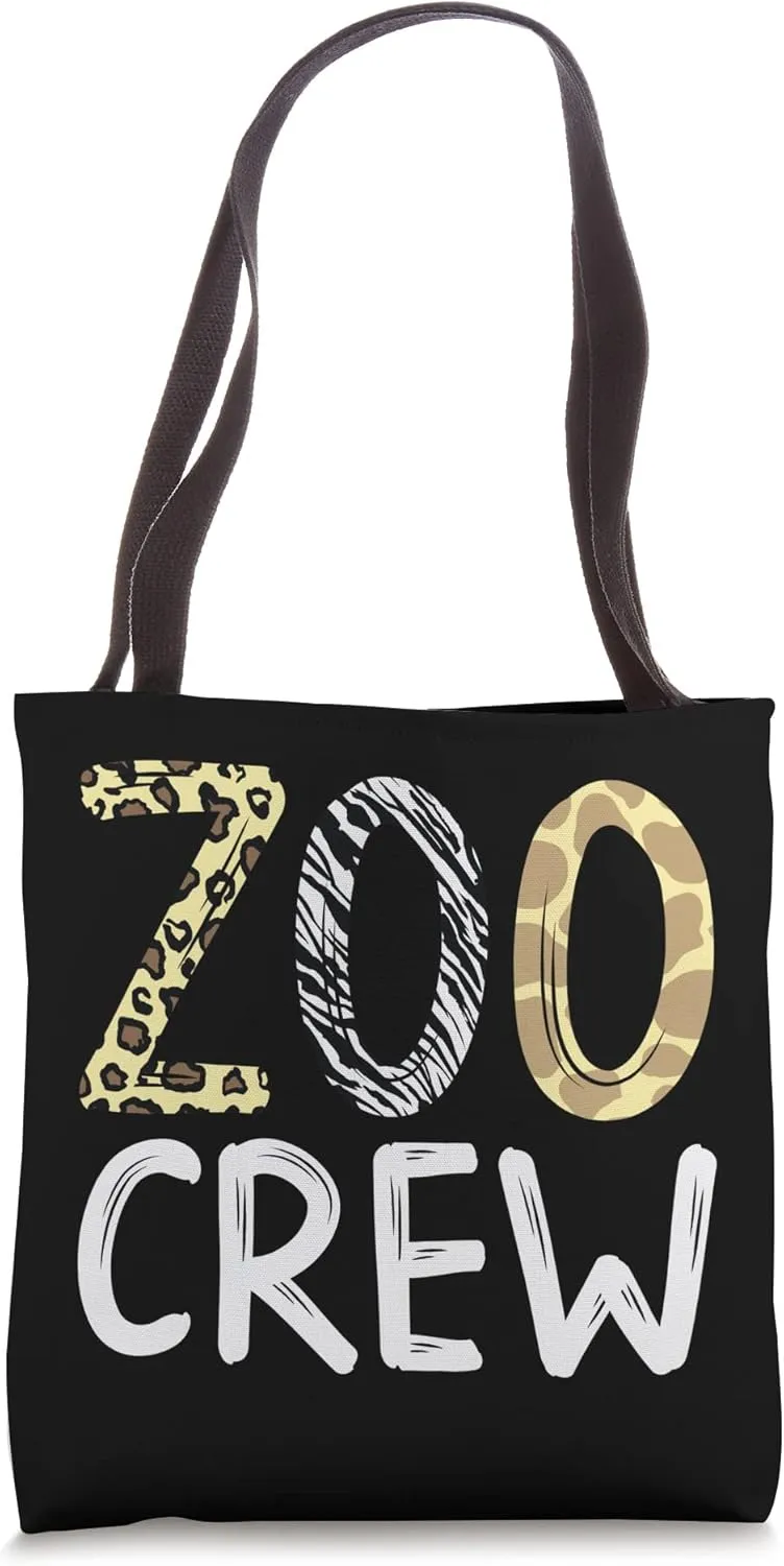 Zoo Lover Safari Animal Zookeeper Zoologist Crew Tote Bag