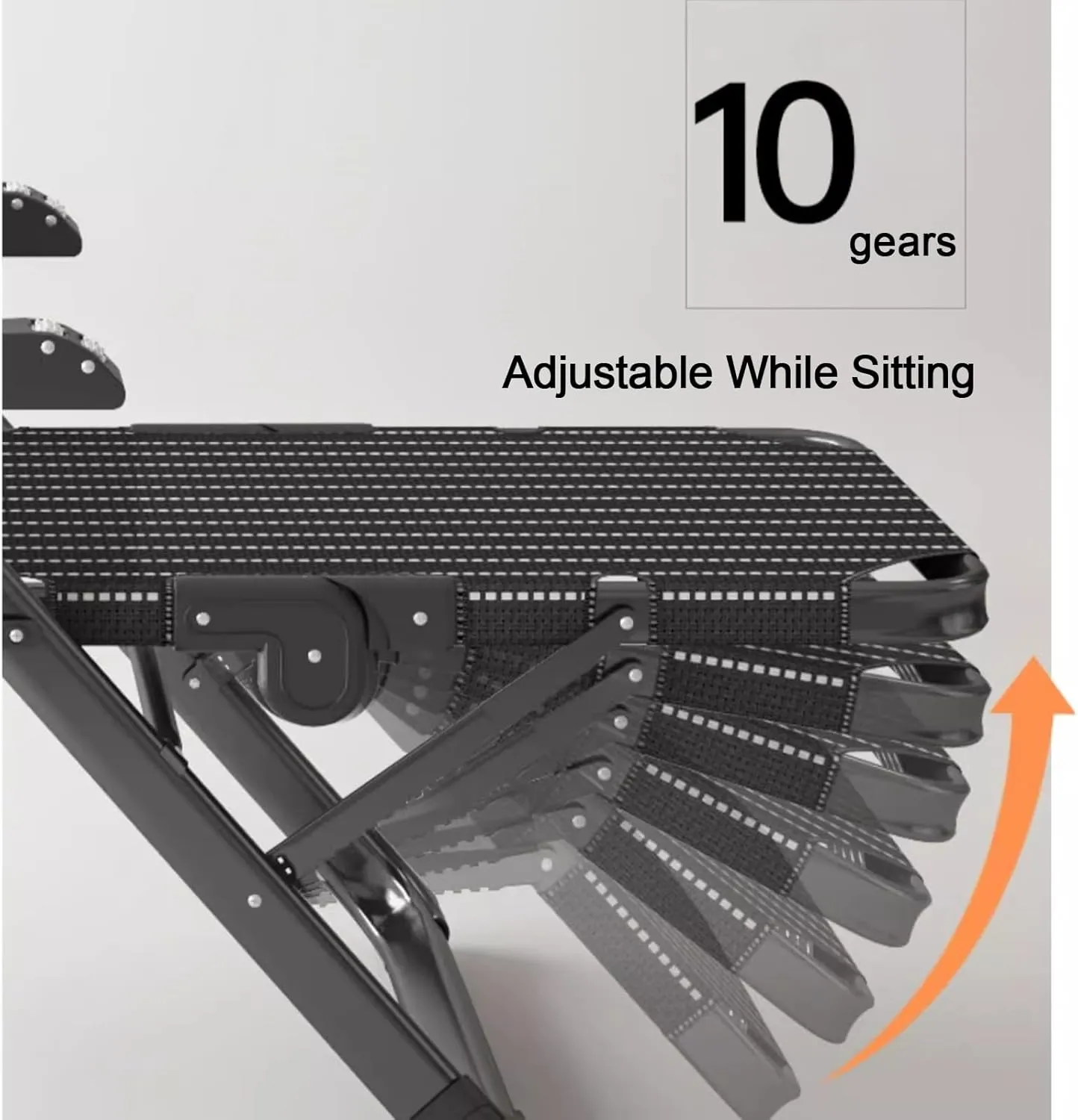 ZTGL A, Folding Camping Cot for Adults, Adjustable Folding Lounge Chair, Camping Lounge Chair, Portable Travel Camp Cots, for Home, Office Nap and Outdoor Beach